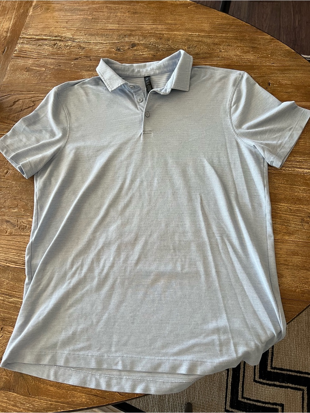 lululemon athletica Light Blue Men’s Polo